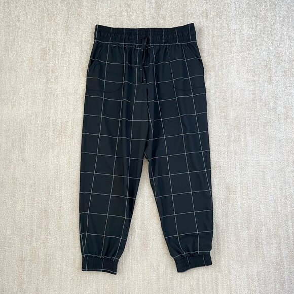 Albion Destination Windowpane Checked Joggers Pants XL Petite - Picture 1 of 9